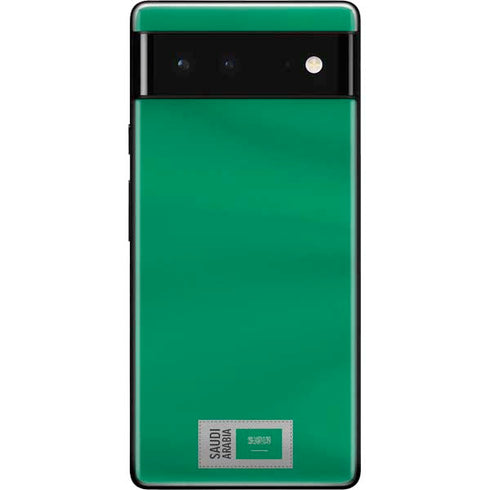 Saudi Arabia Soccer Flag Google Pixel 6 Skin